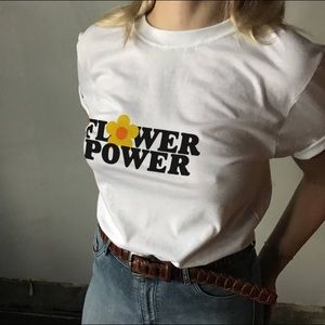 Flower power hippie shirt
